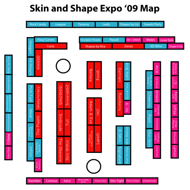 SKIN_SHAPE Expo Location Map